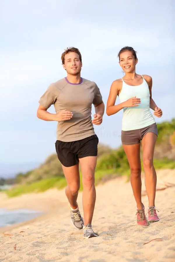 Couple enjoying an active healthy lifestyle